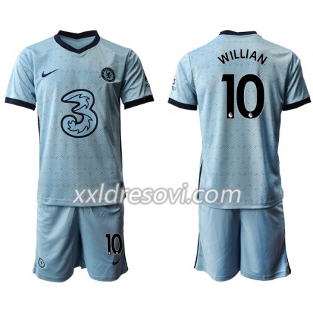 Chelsea Willian 10 Drugi Dječji Komplet Dresovi za Nogomet 2020-2021 (+ kratke hlače)